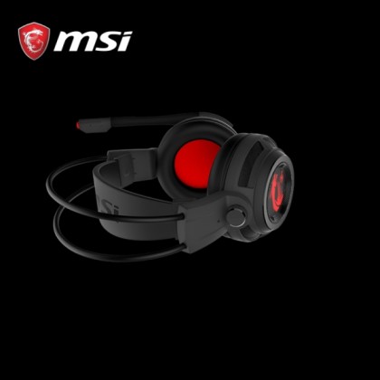 Msi Ds502 Gaming Headset 7.1 Virtual speaker shifter Environment reverb Two  Enhanced 40mm drivers for quality