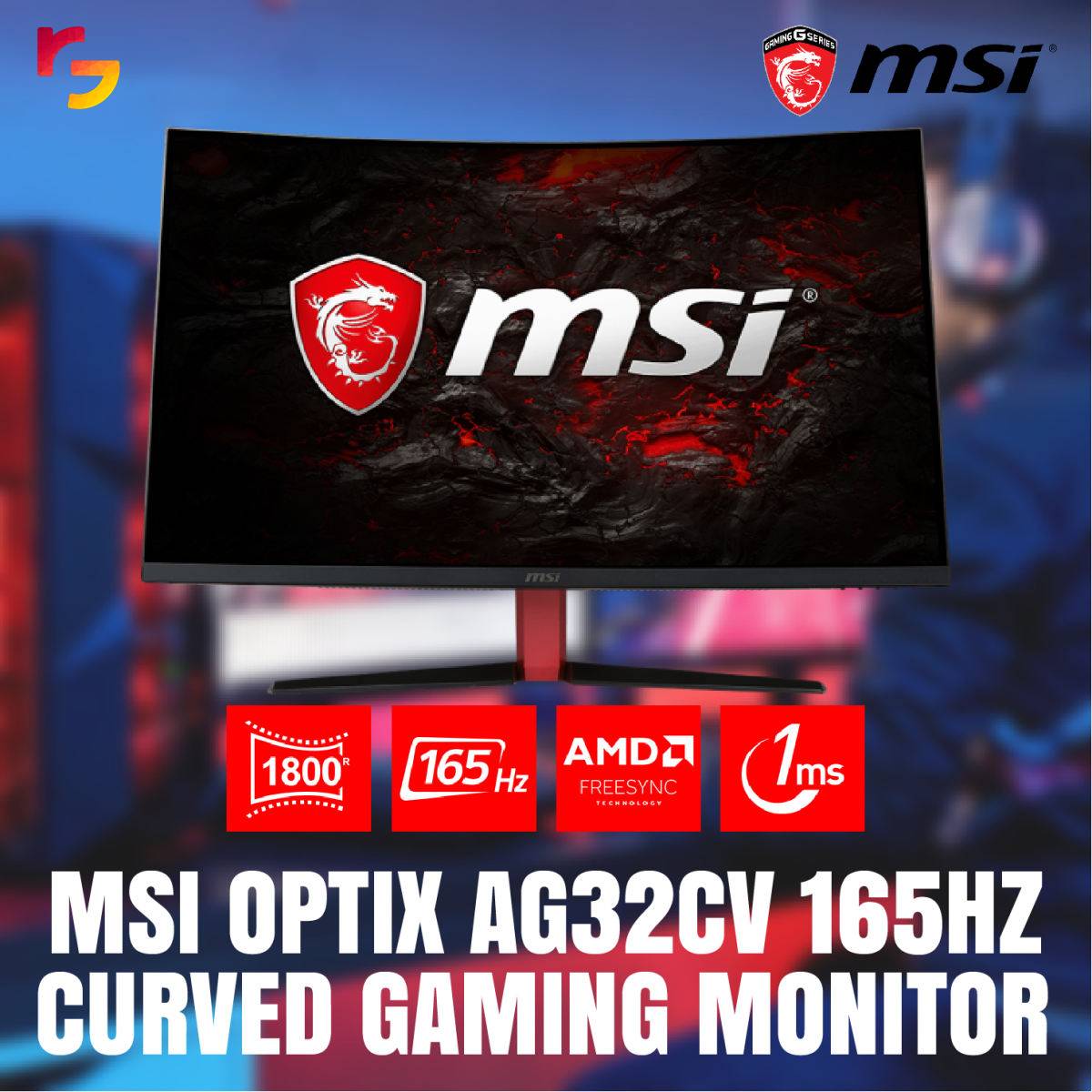 165Hz FreeSync Curved Gaming Monitor