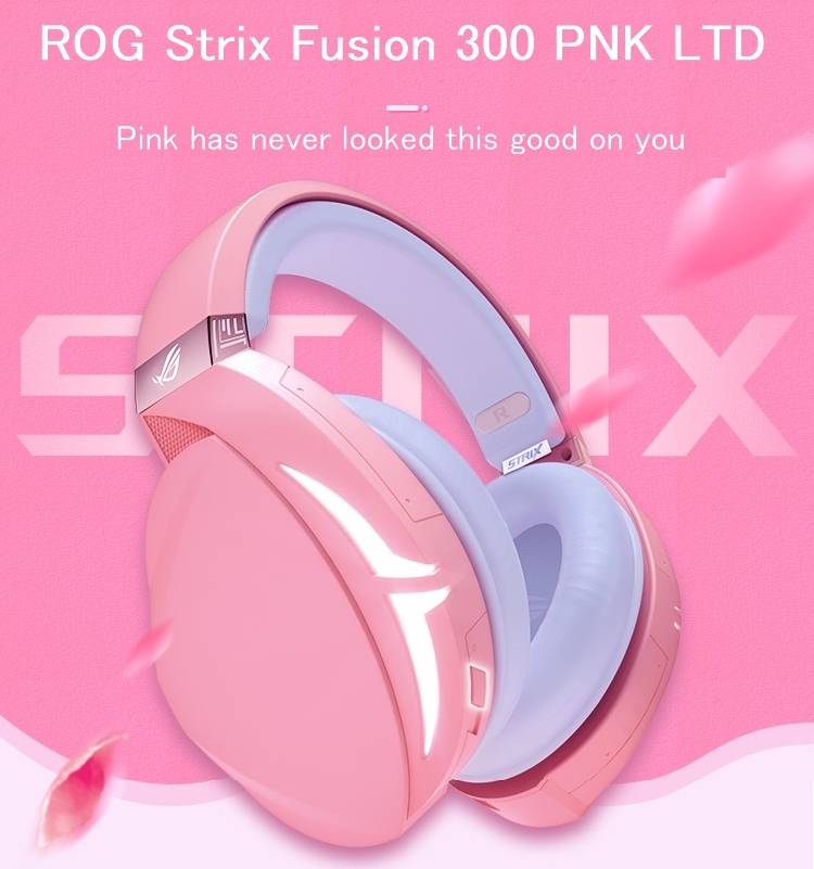 Headphone Asus Rog Fusion 300 Pink Asus Rog Strix Fusion 300 Pink